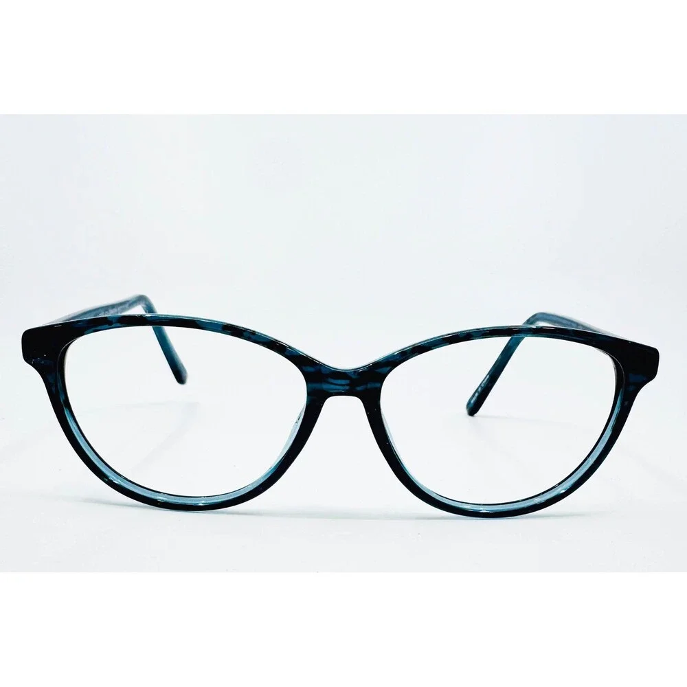 London Fog Eyeglasses Womens Green Cat Eye LF007 C1 53-14-140